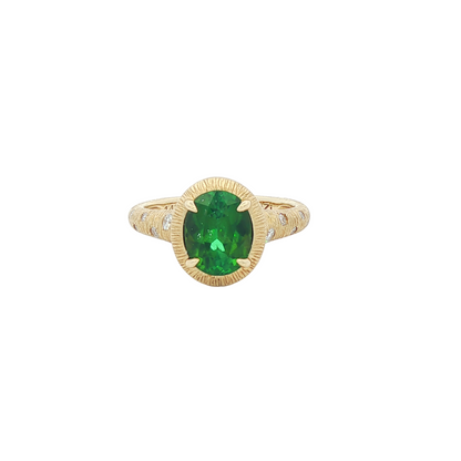 Green Tourmaline Ring