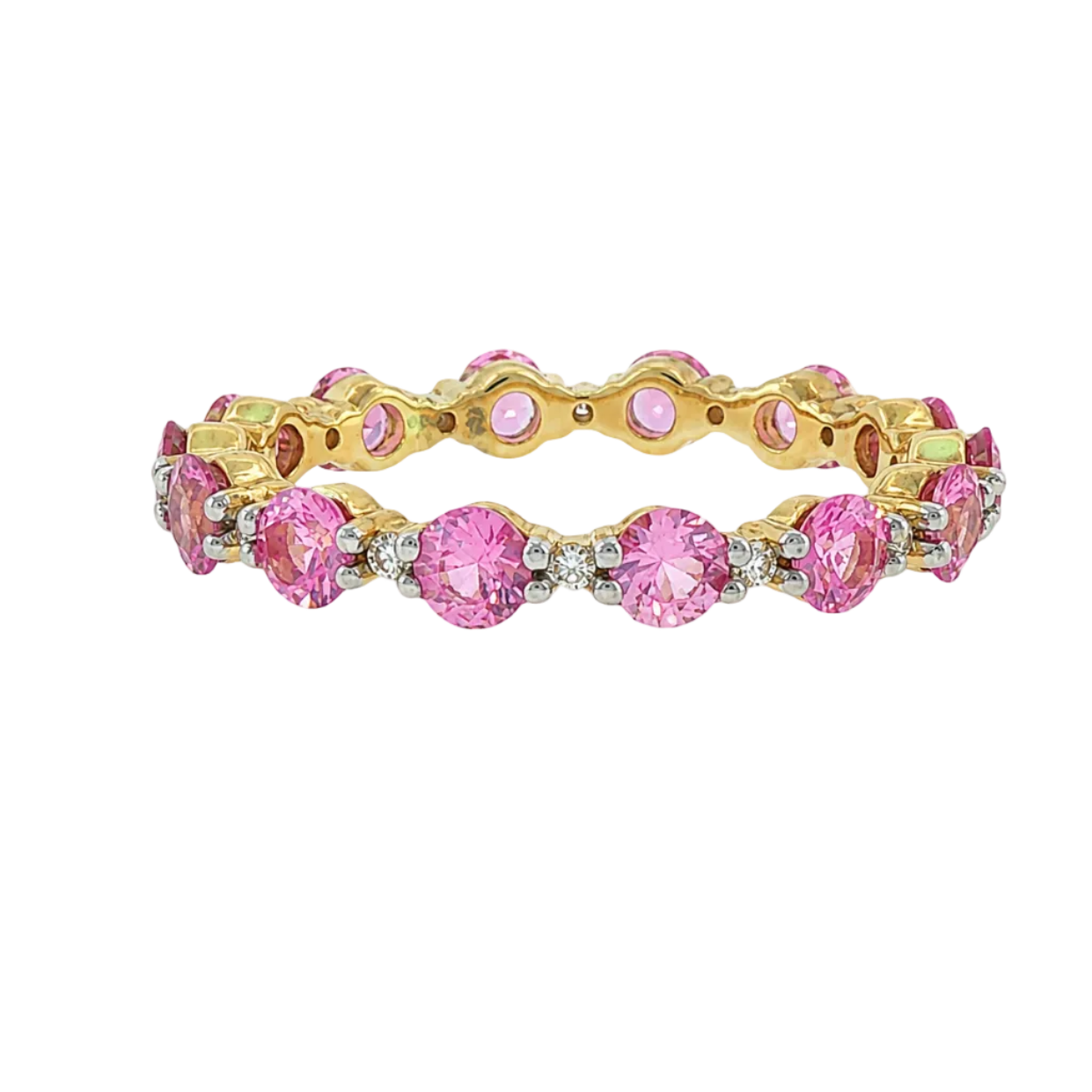 Pink Sapphire Stackable Ring