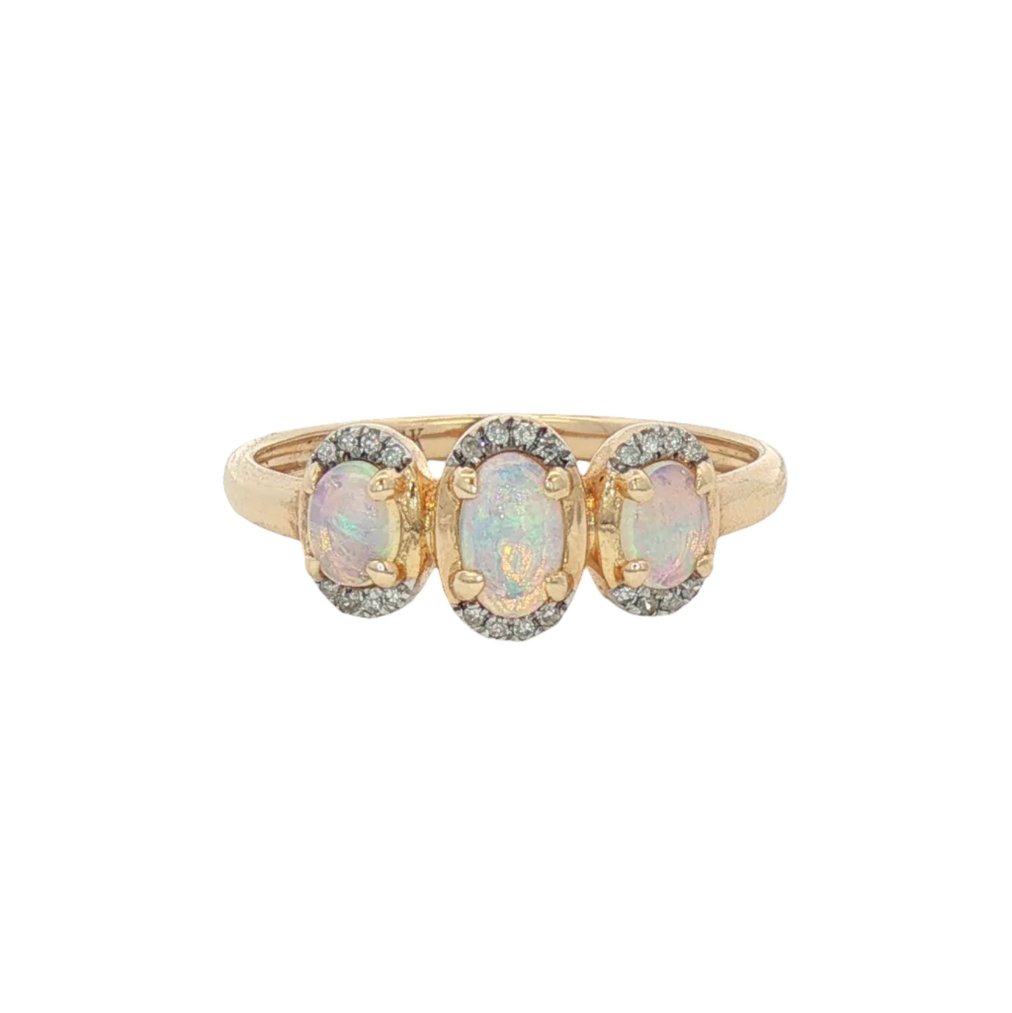 Opal & Diamond Ring