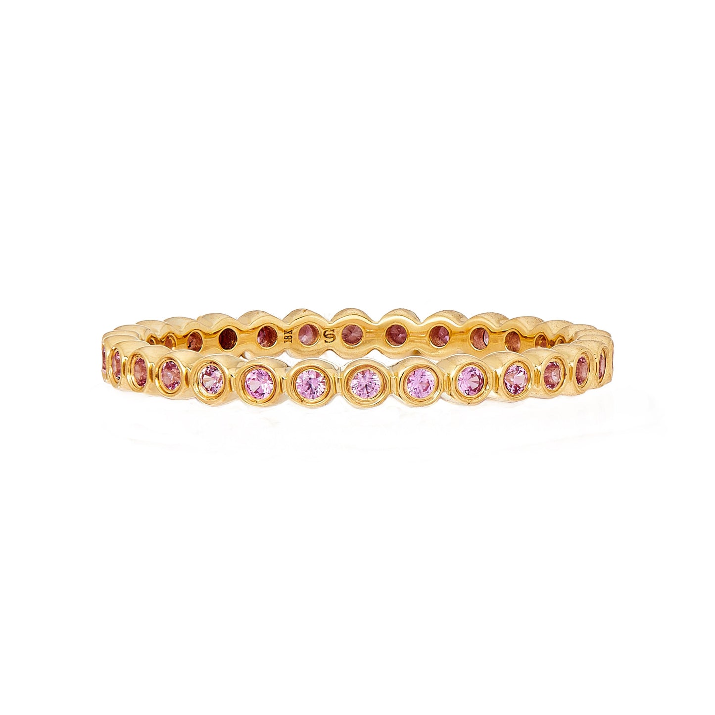 Pink Sapphire Band