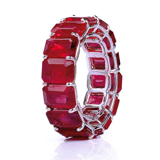 Burma Ruby Eternity Band