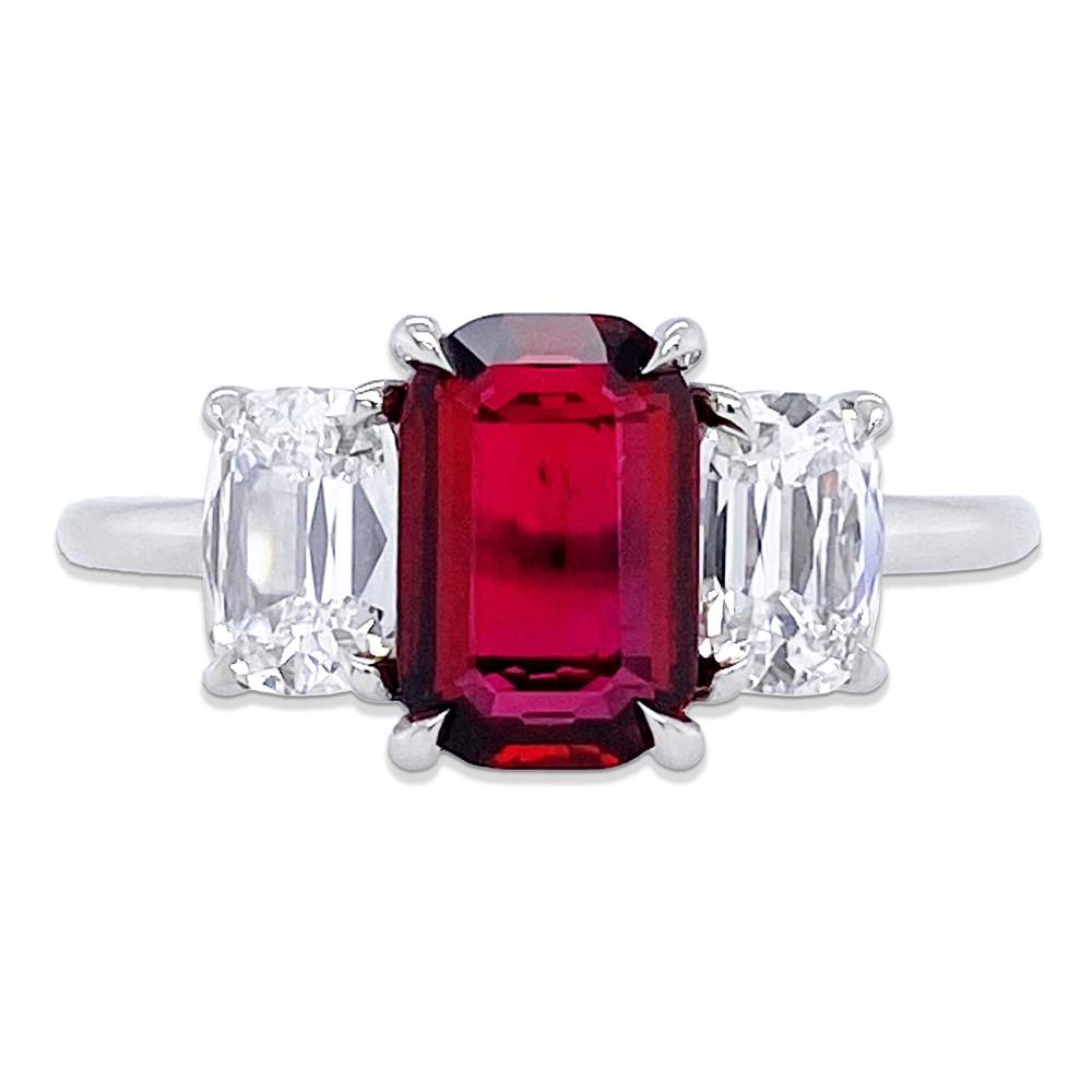 Mozambique Ruby & Diamond Ring
