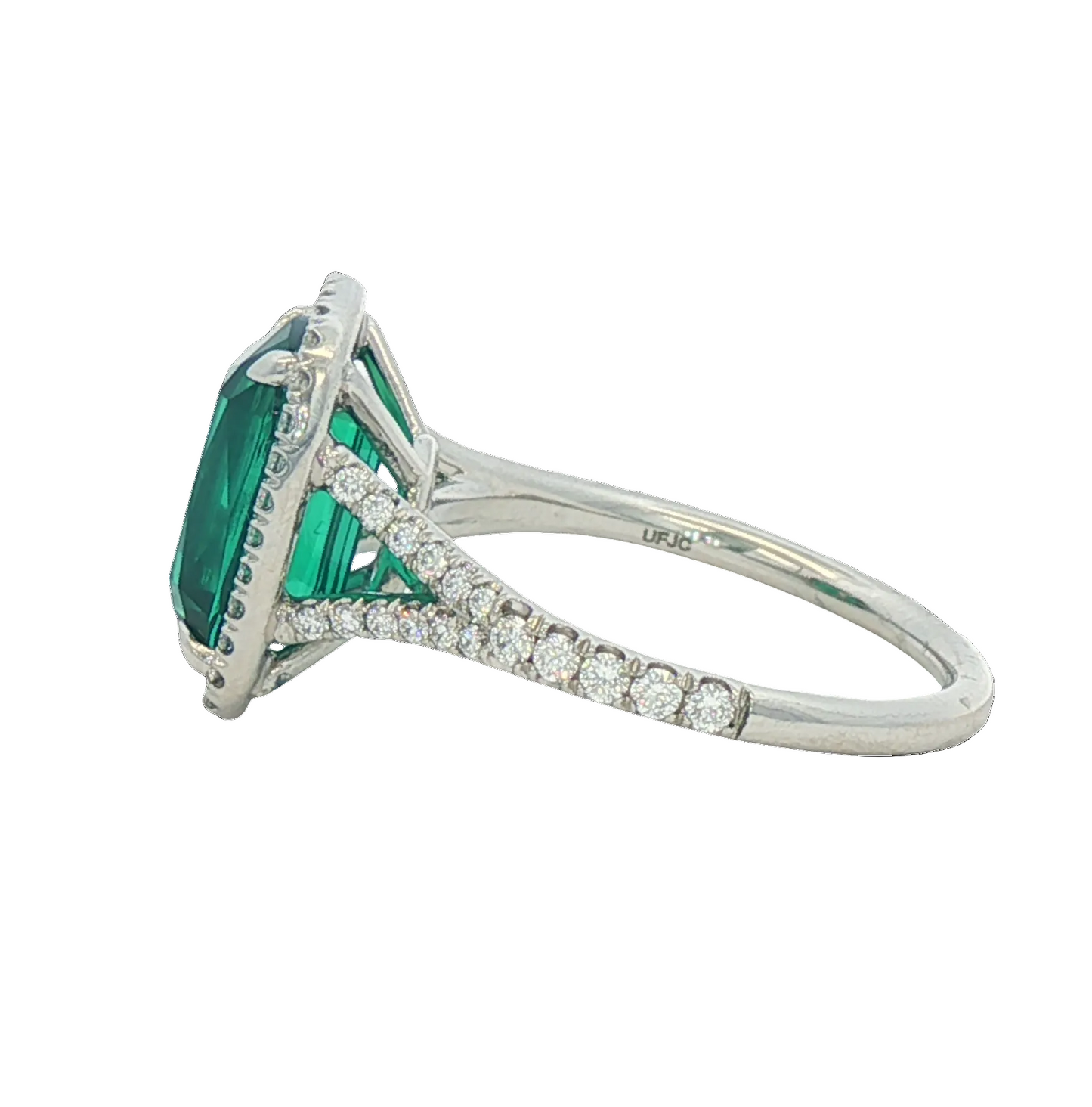 Green Tourmaline & Diamond Ring