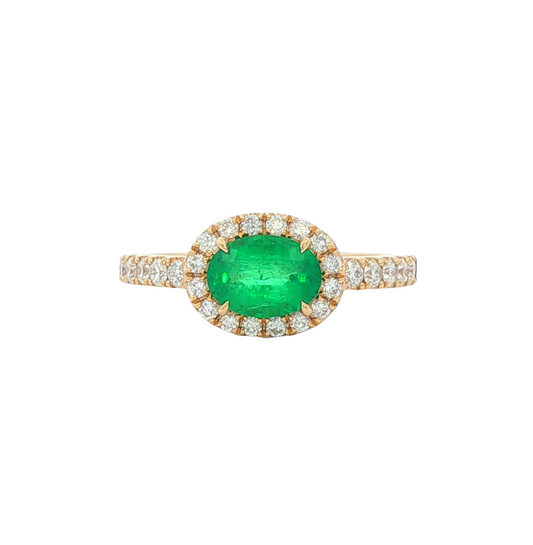 Emerald & Diamond Ring
