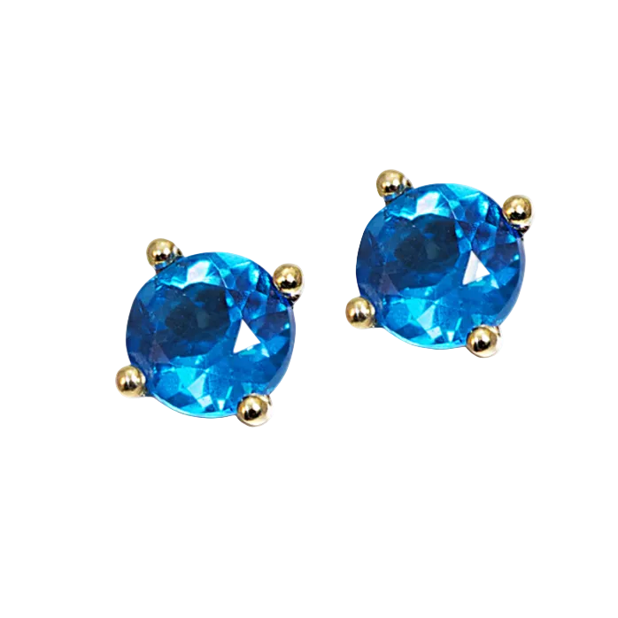 Madagascar Apatite Stud Earrings