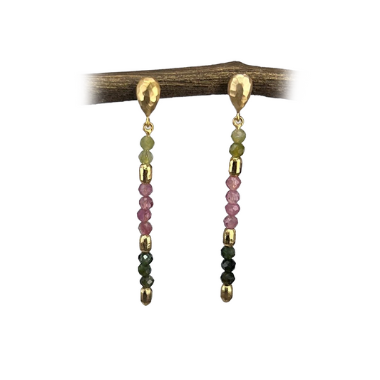 Mixed Tourmaline Earring