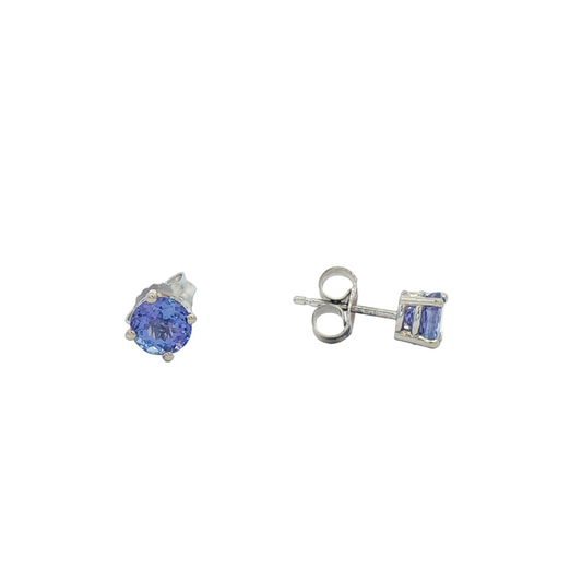 Tanzanite Stud Earrings