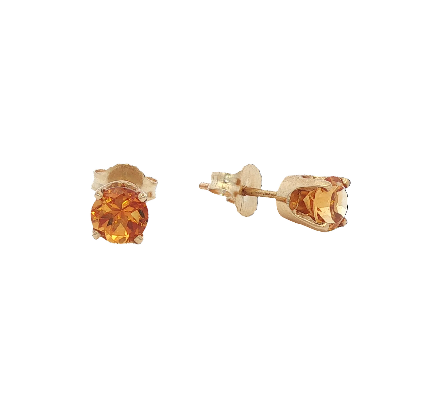Citrine Stud Earrings