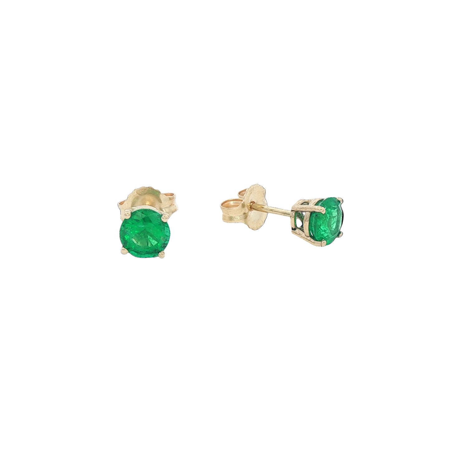 Emerald Stud Earrings