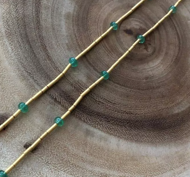 Emerald Beaded Necklace