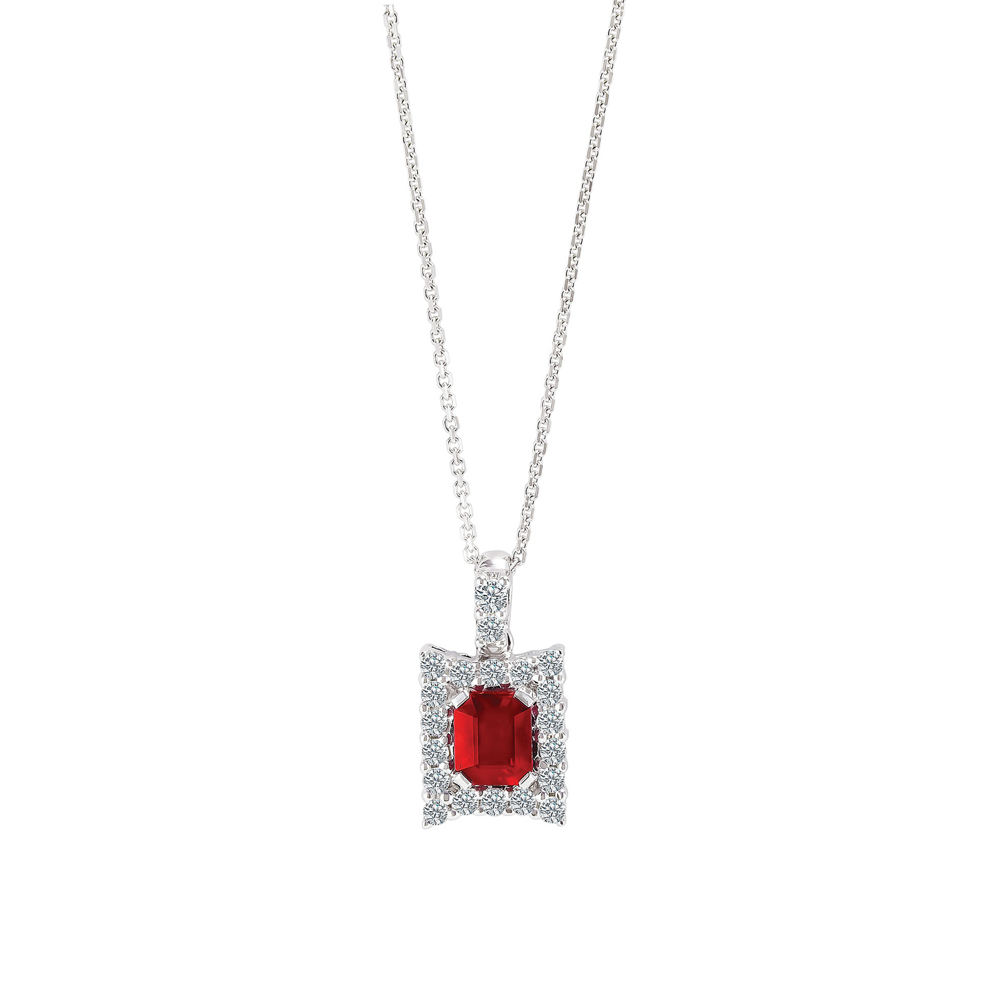 Ruby & Diamond Necklace