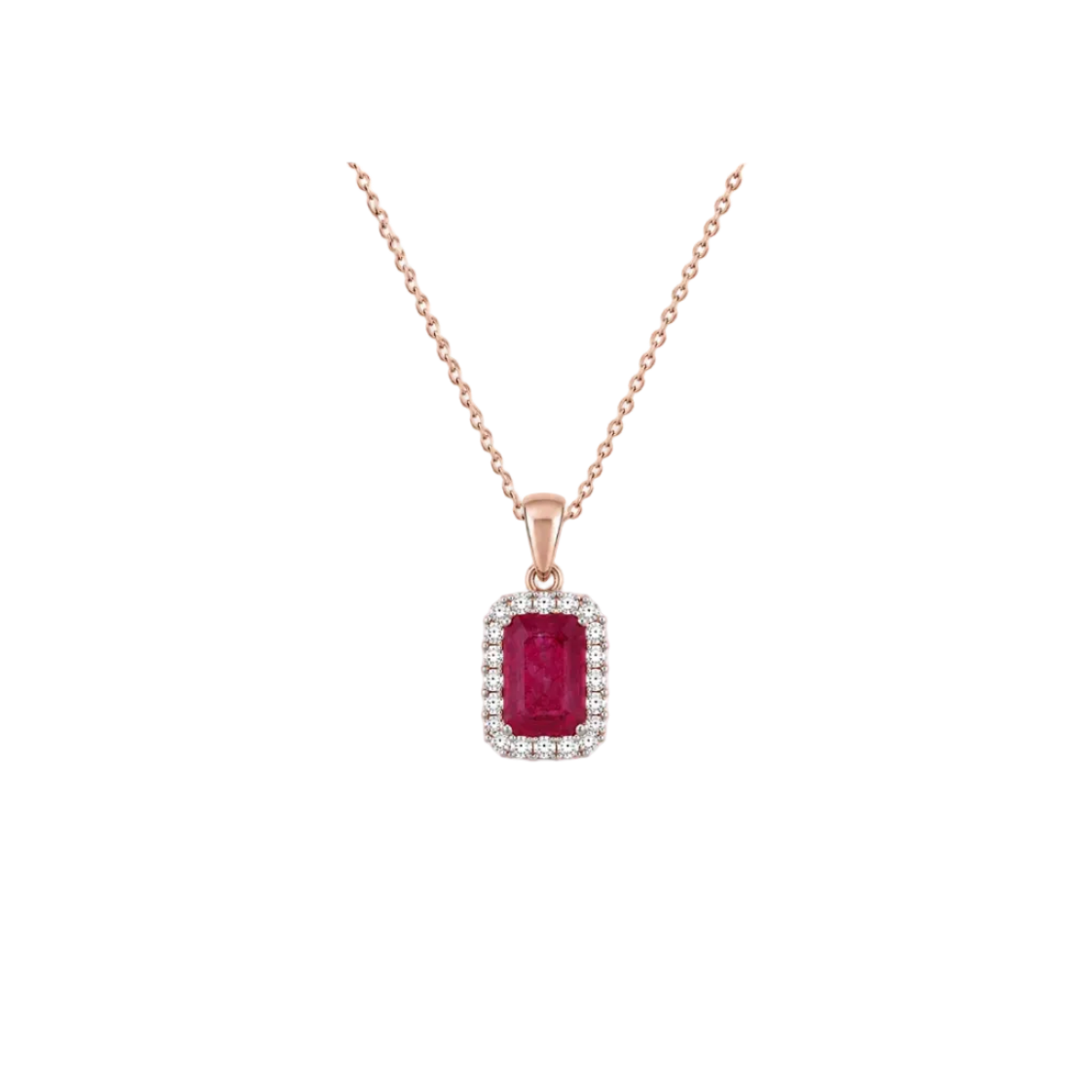 Ruby & Diamond Pendant