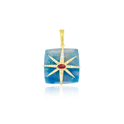 Tourmaline & Garnet Pendant