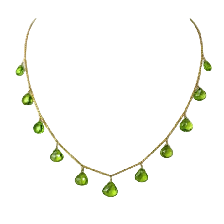 Dancing Peridot Necklace