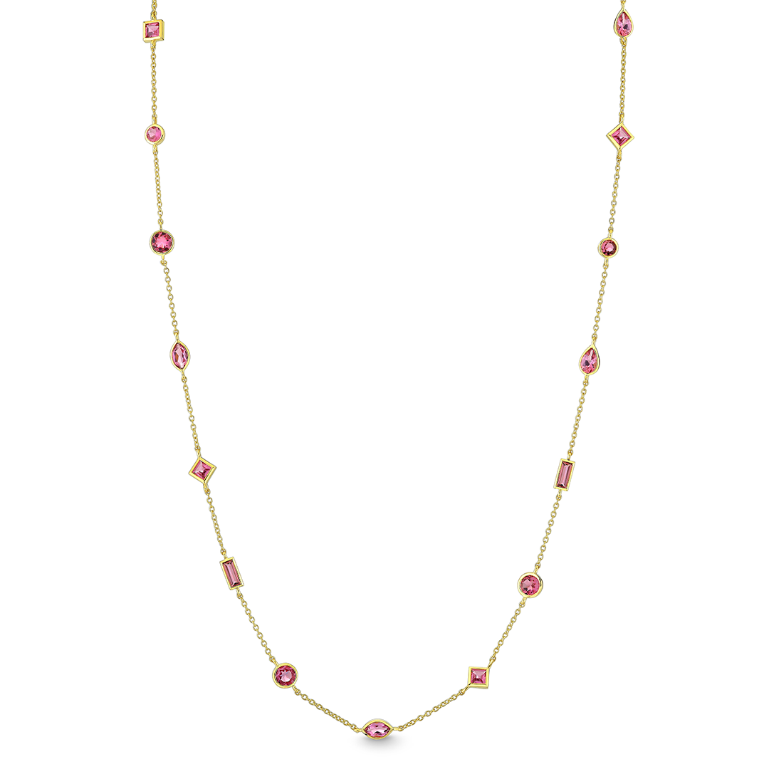 Pink Tourmaline Necklace