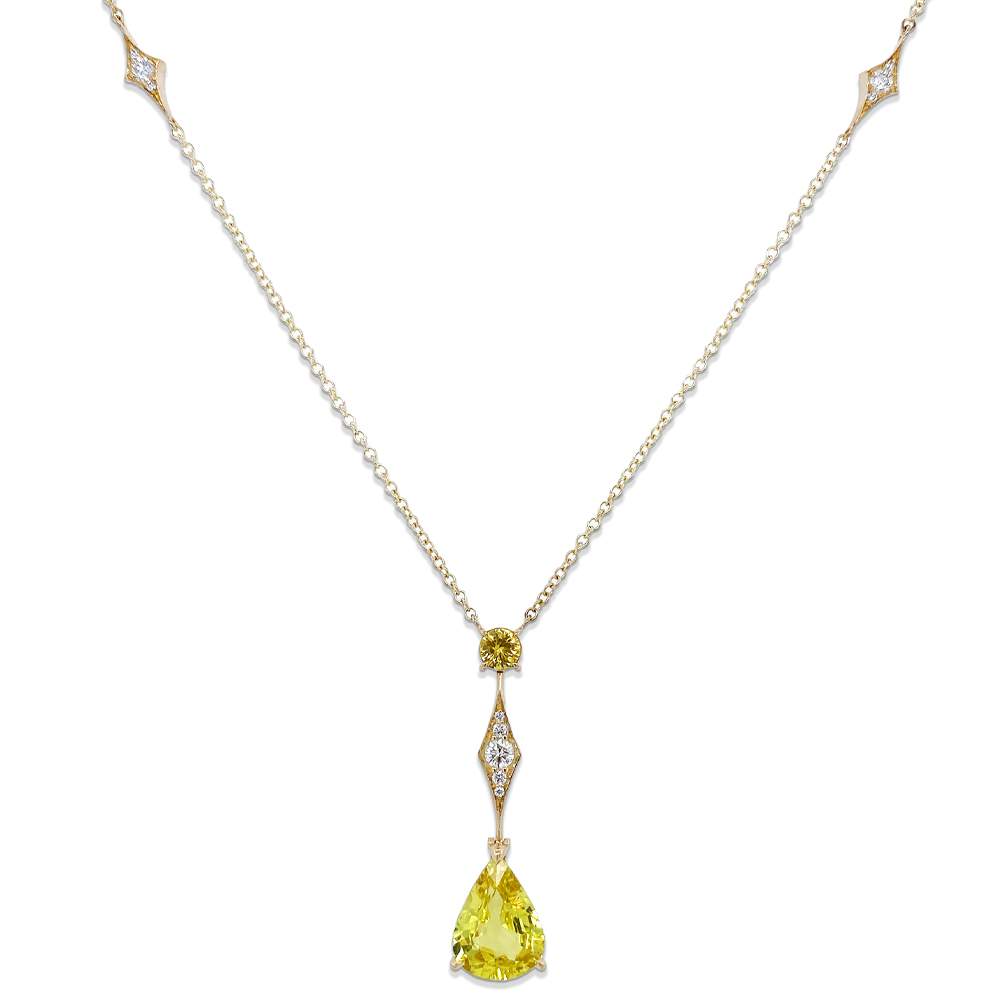 Yellow Sapphire Necklace
