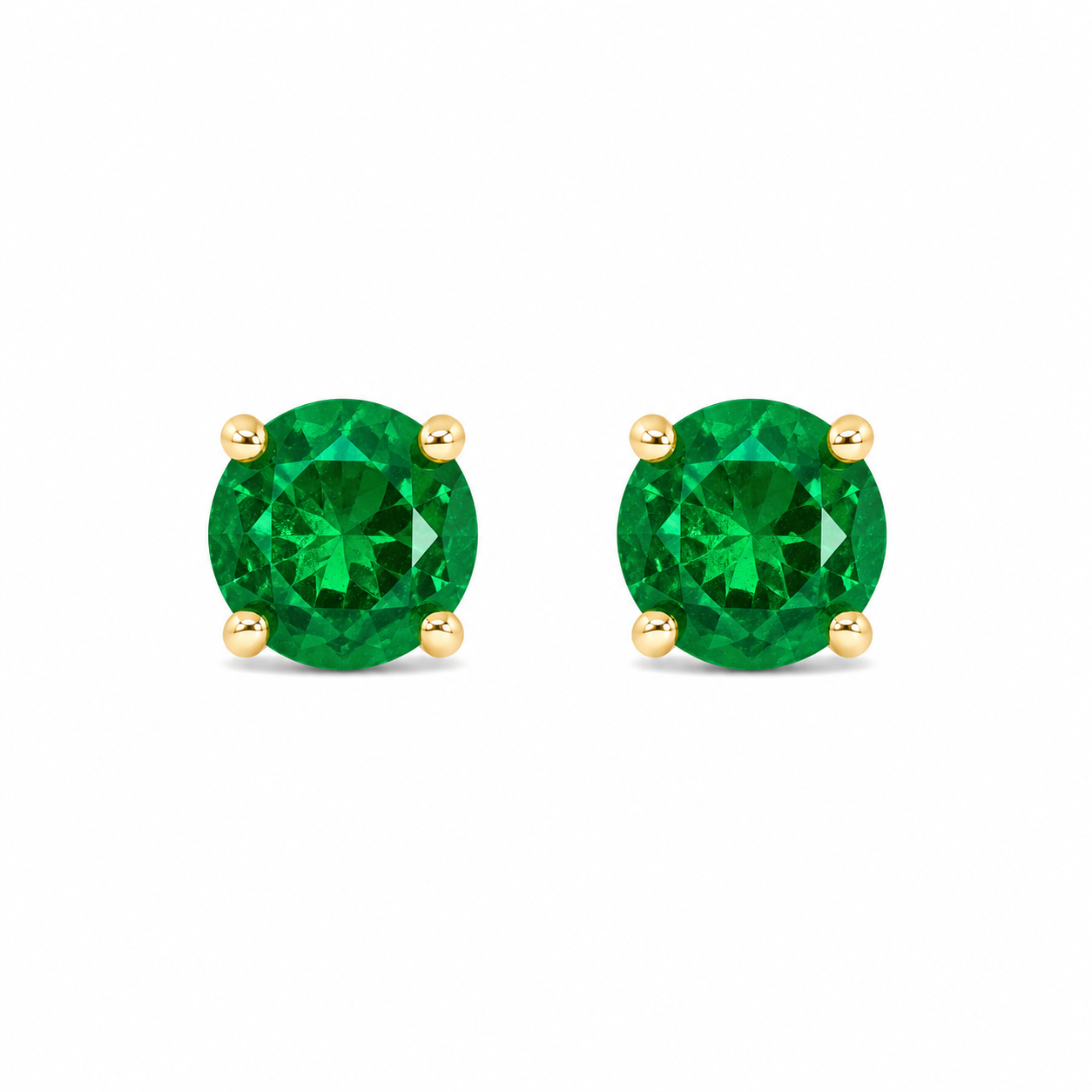 Emerald Studs