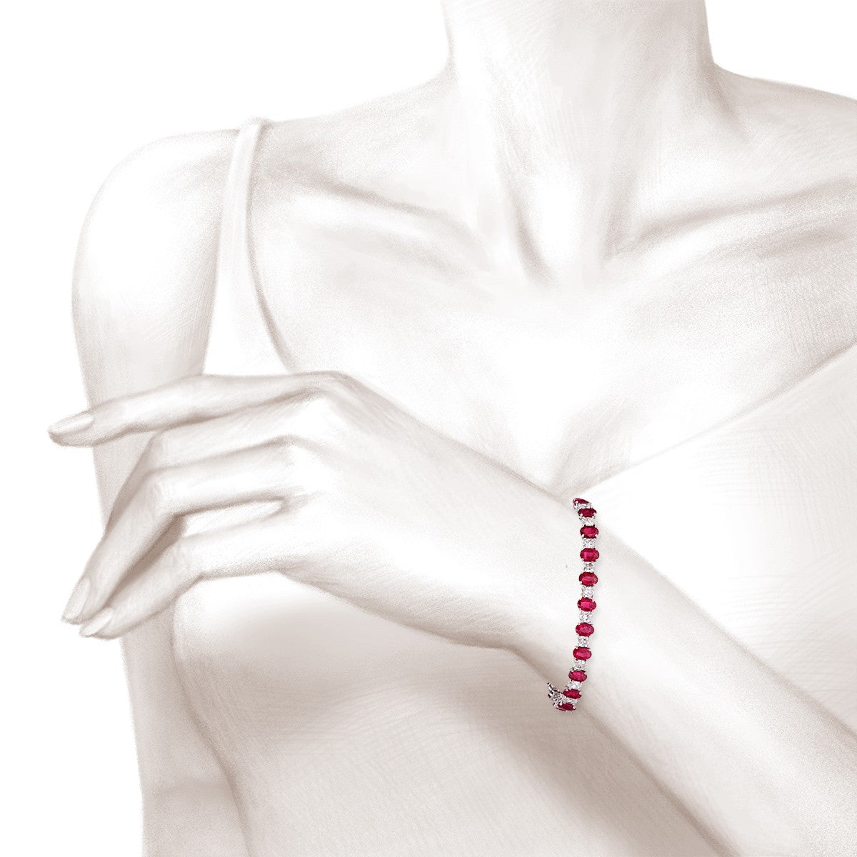 Ruby & Diamond Bracelet