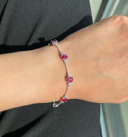Ruby & Diamond Bracelet