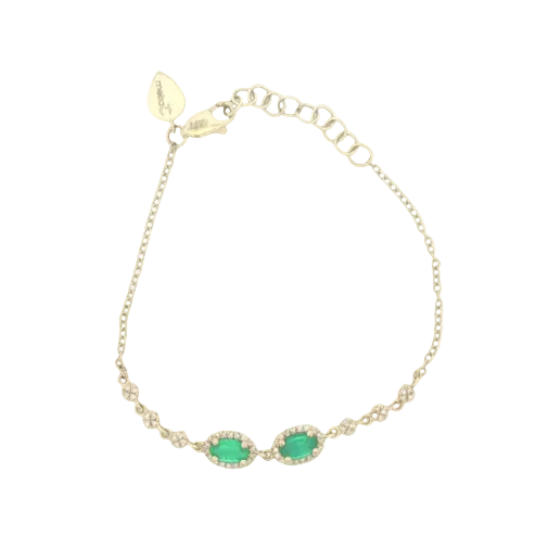 Emerald & Diamond Bracelet