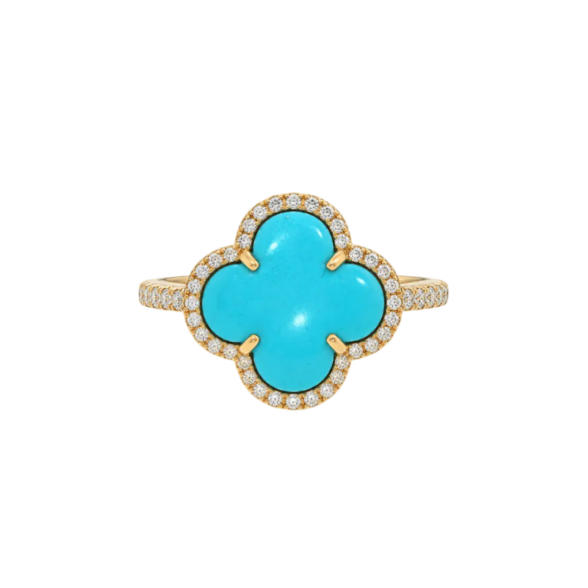 Turquoise & Diamond Ring