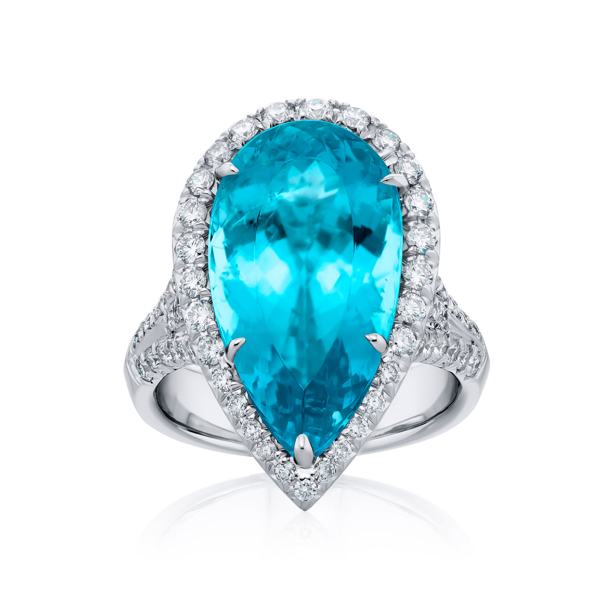 Paraiba Tourmaline & Diamond Ring
