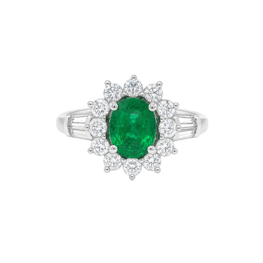 Emerald & Diamond Ring