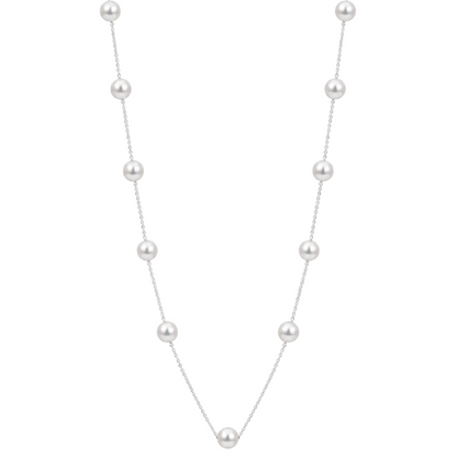 Pearl Station Necklace