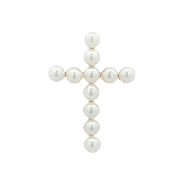 Pearl Cross Pendant