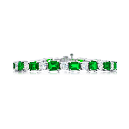 Emerald & Diamond Bracelet
