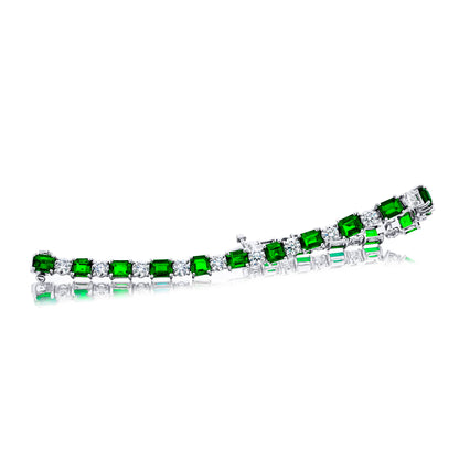 Emerald & Diamond Bracelet