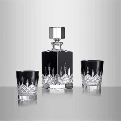 Lismore Black Square Decanter