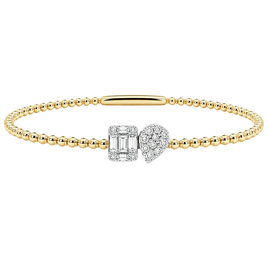 Diamond Multi Shape Pickleball Bracelet