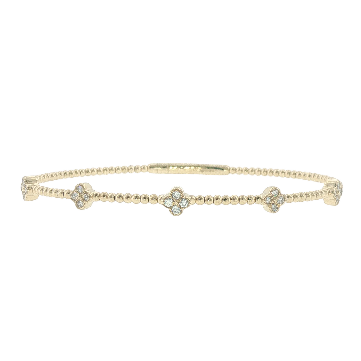 Diamond Clover Pickleball Bracelet