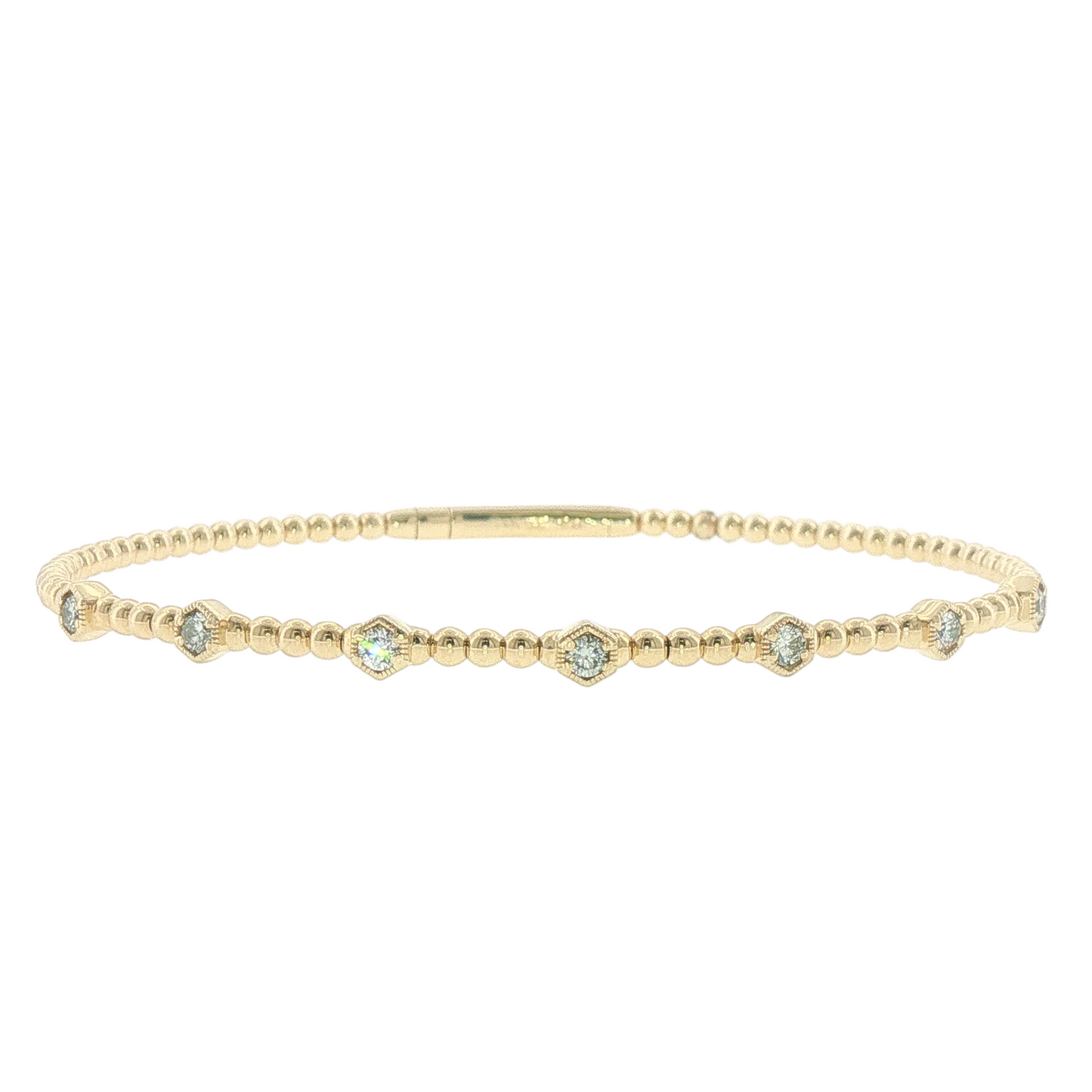 Diamond Bezel Pickleball Bracelet