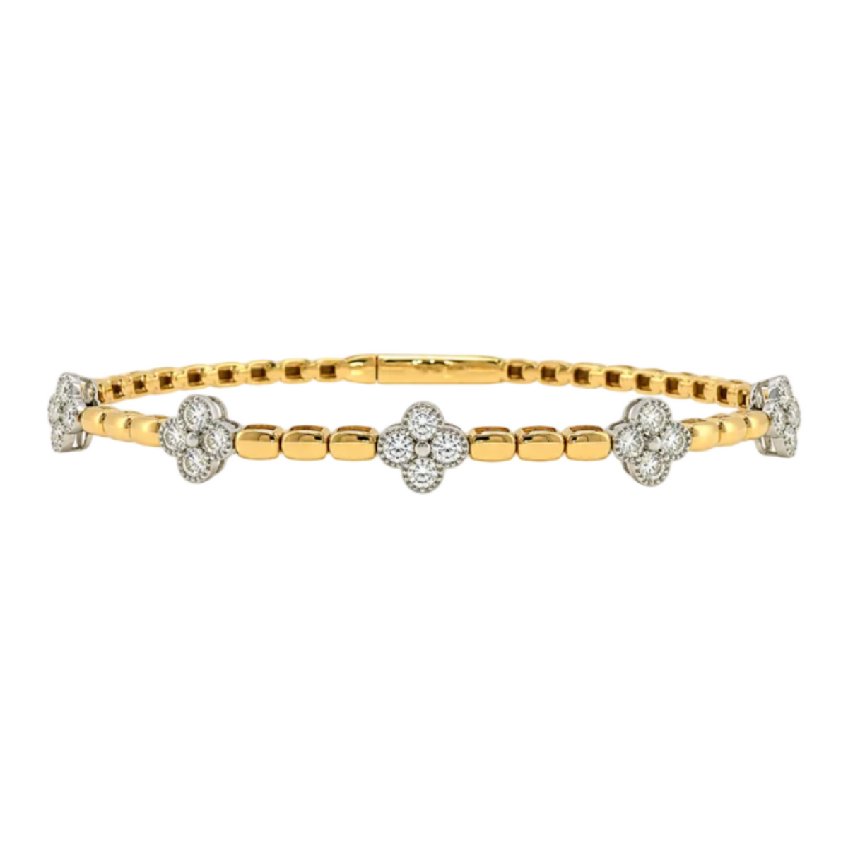Diamond Clover Pickleball Bracelet