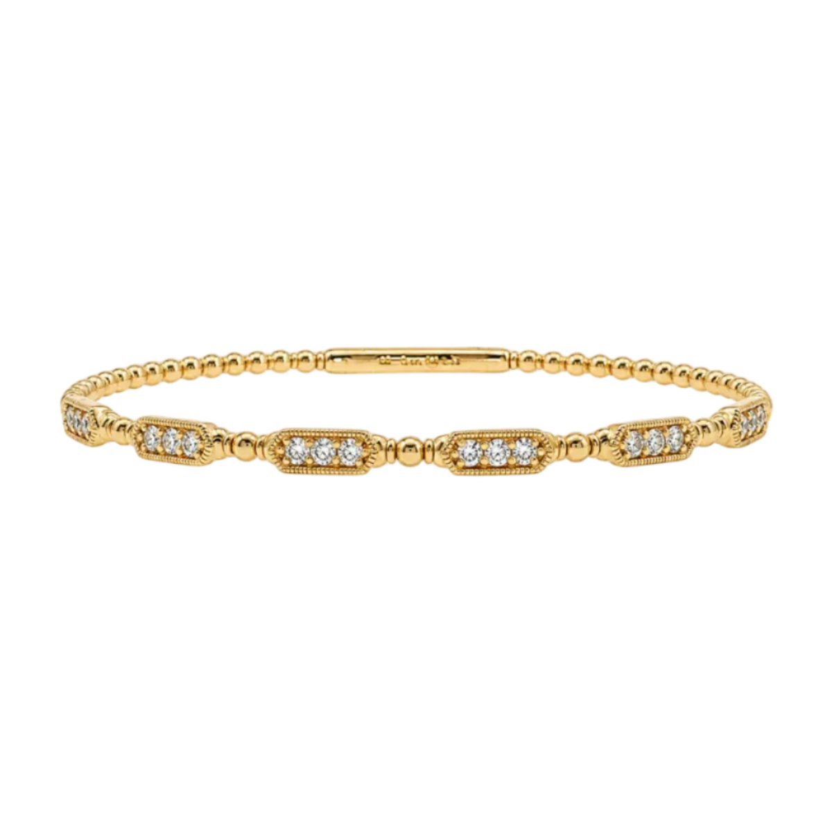 Diamond Section Pickleball Bracelet