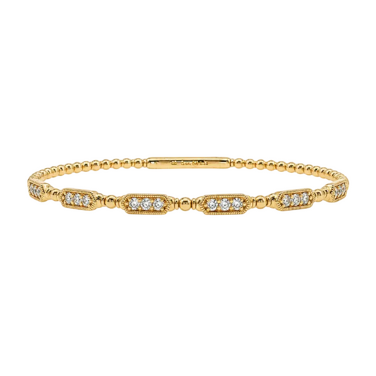 Diamond Section Pickleball Bracelet