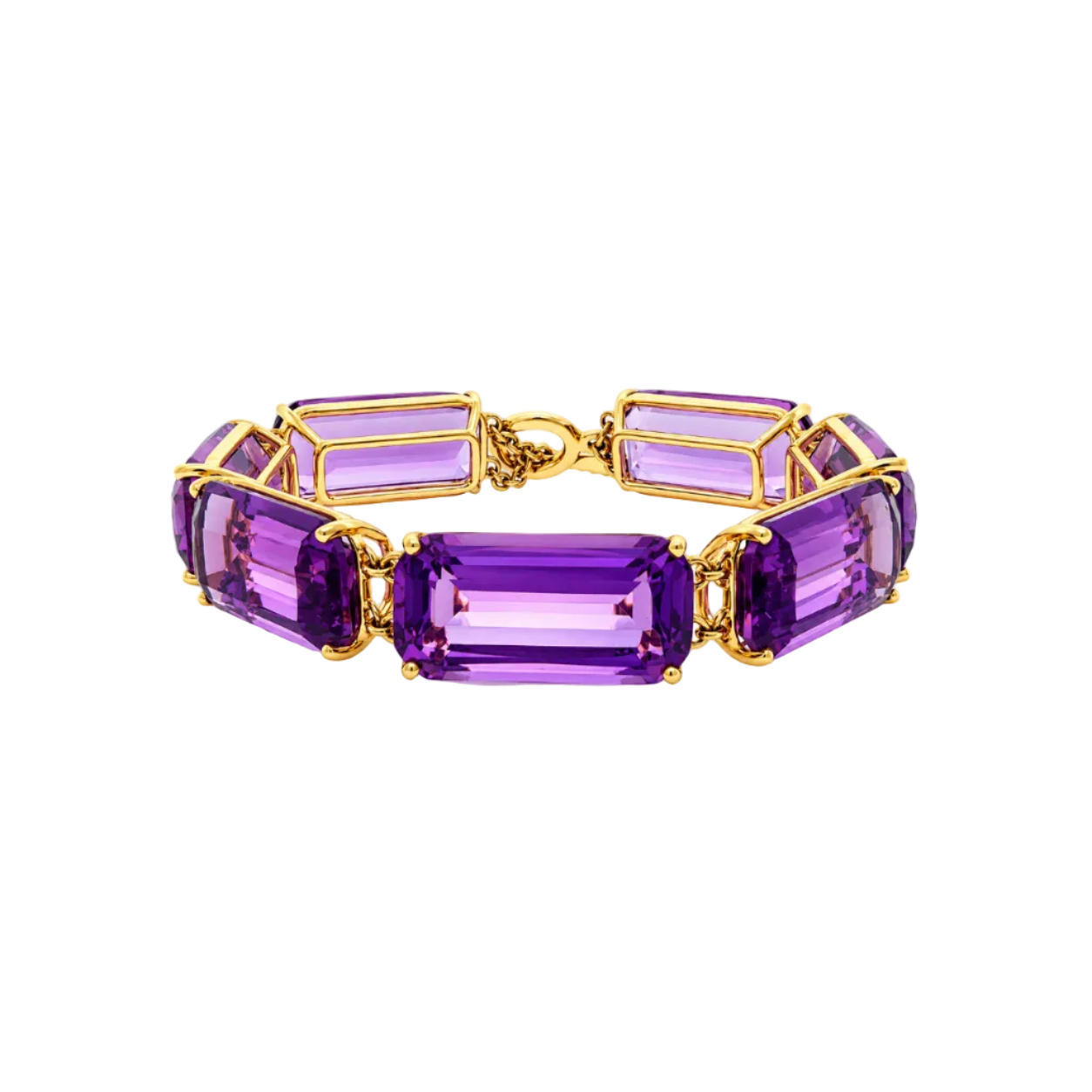 Amethyst & Diamond Bracelet