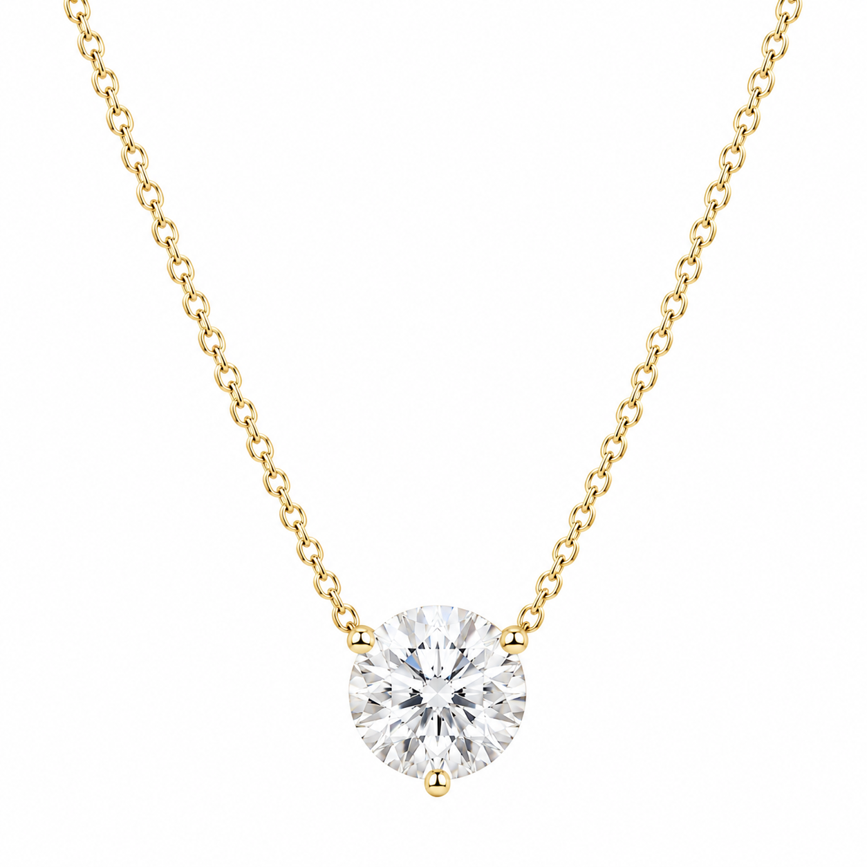 Diamond Solitaire Pendant
