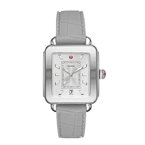 Deco Stainless Steel Leather Band