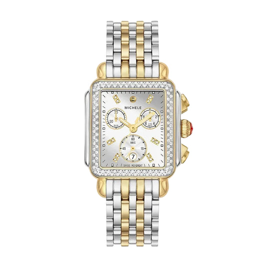 Deco Diamond Gold Two-Tone High Shine Diamond Dial