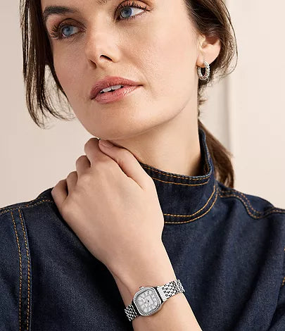 Meggie Mini Diamond Stainless Steel Watch