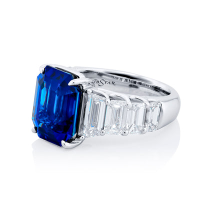 Sapphire & Diamond Ring