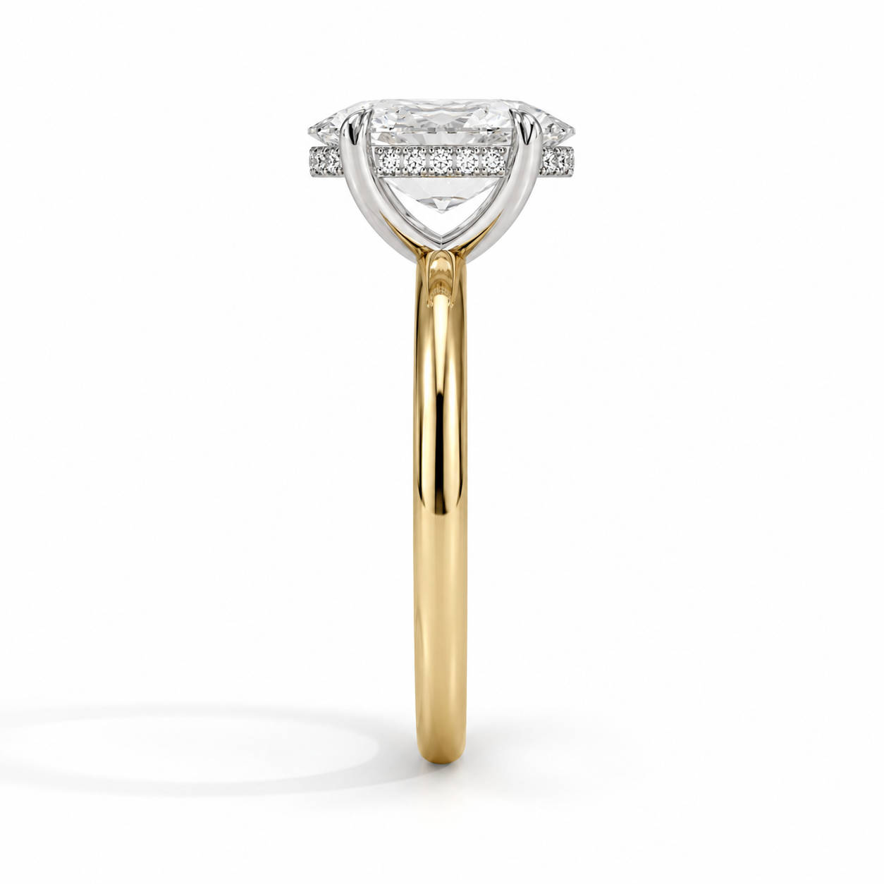 Oval Diamond Engagement Ring