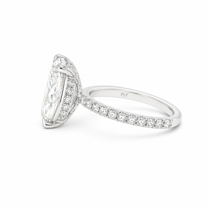 Cushion Cut Diamond Engagement Ring