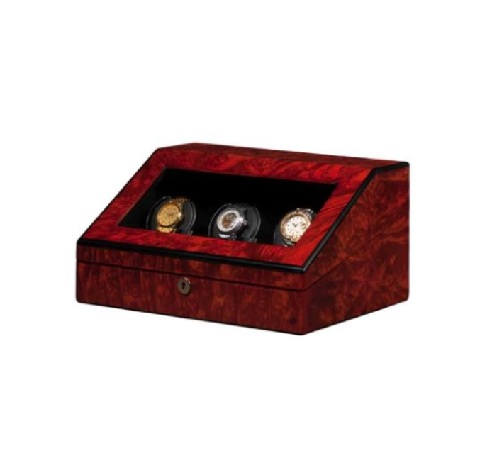 Siena 3 Teak Rotorwind Watch Winder