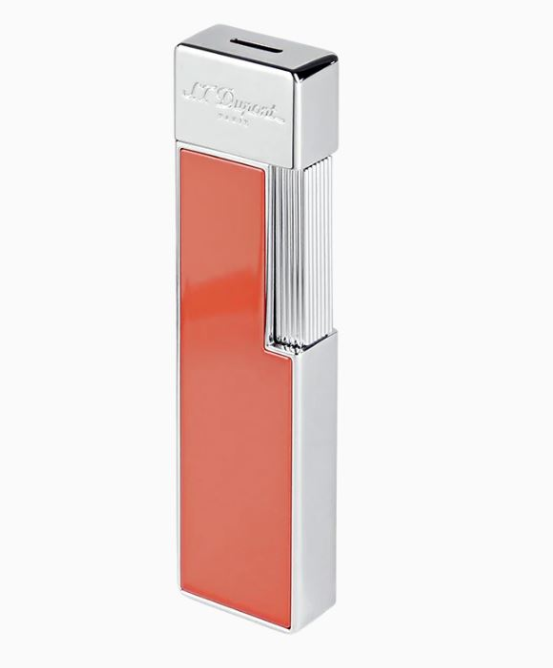 Twiggy Shiny Coral Lacquer Lighter