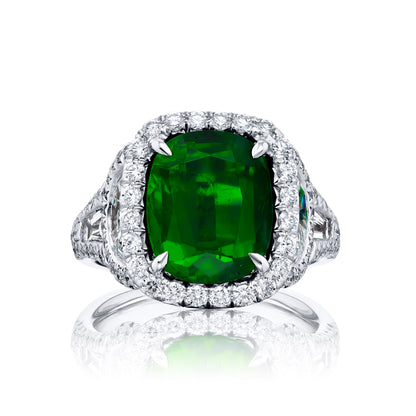 Emerald & Diamond Ring