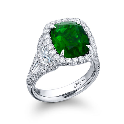 Emerald & Diamond Ring